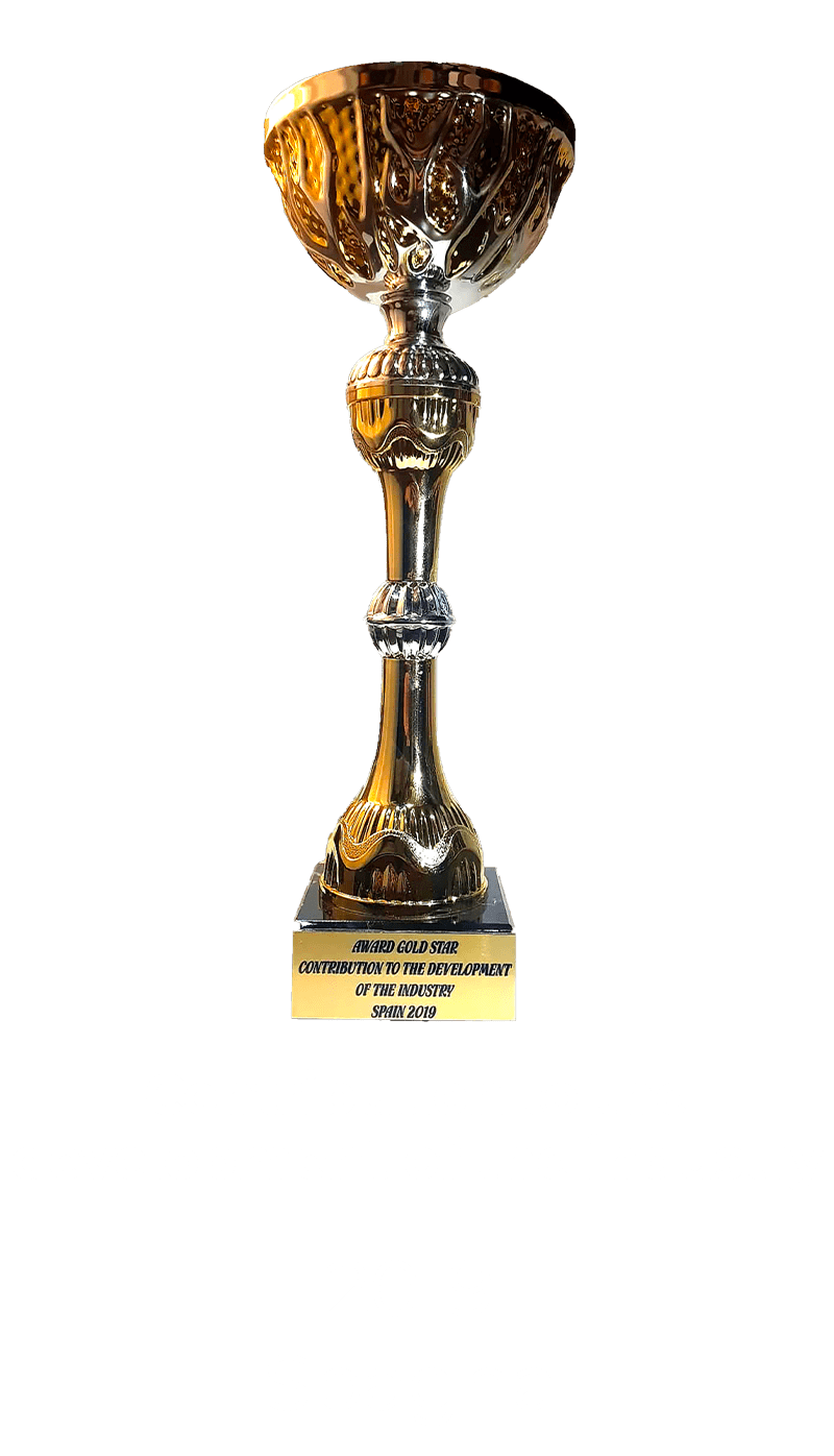 Premio Contribution to the devopment of the industry 2019 Spagna