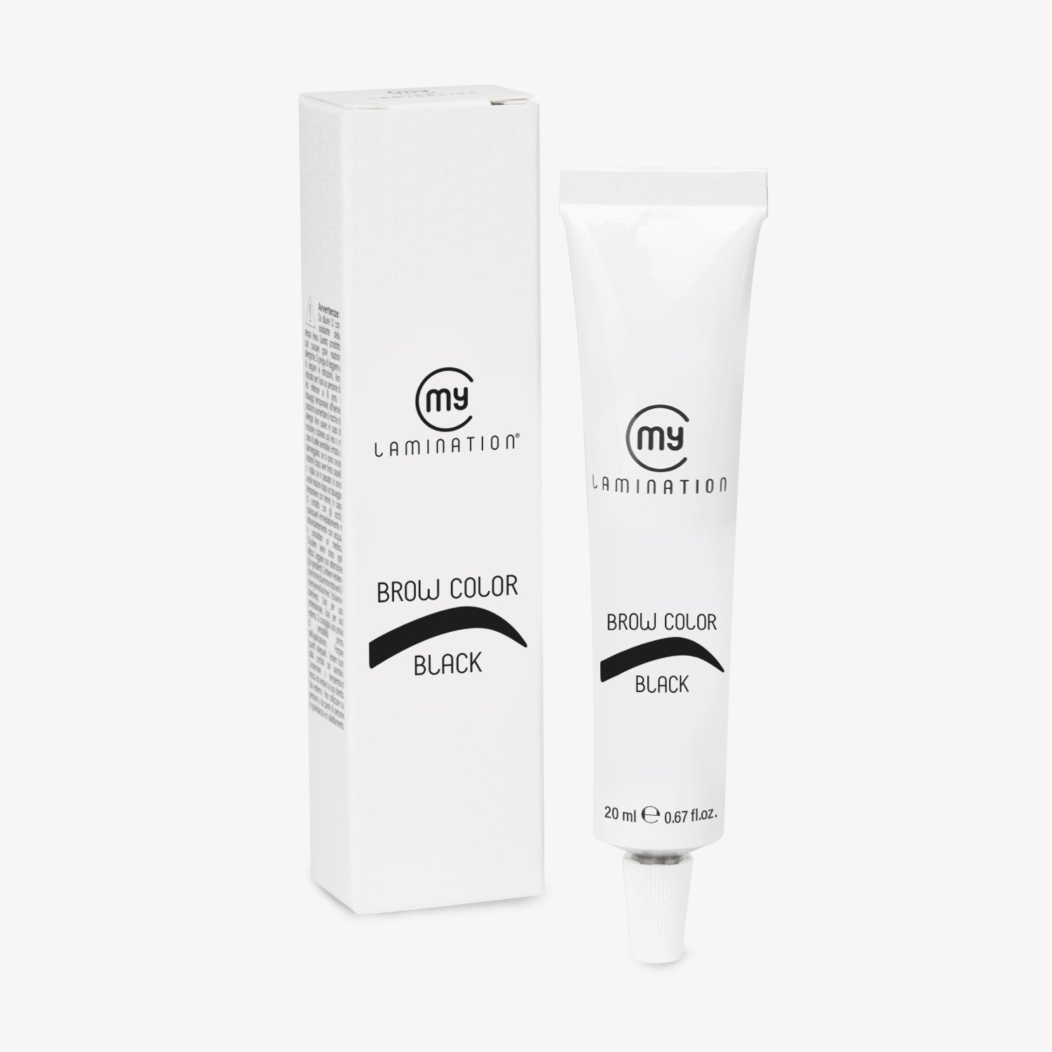 black colour for eyebrows my lamination