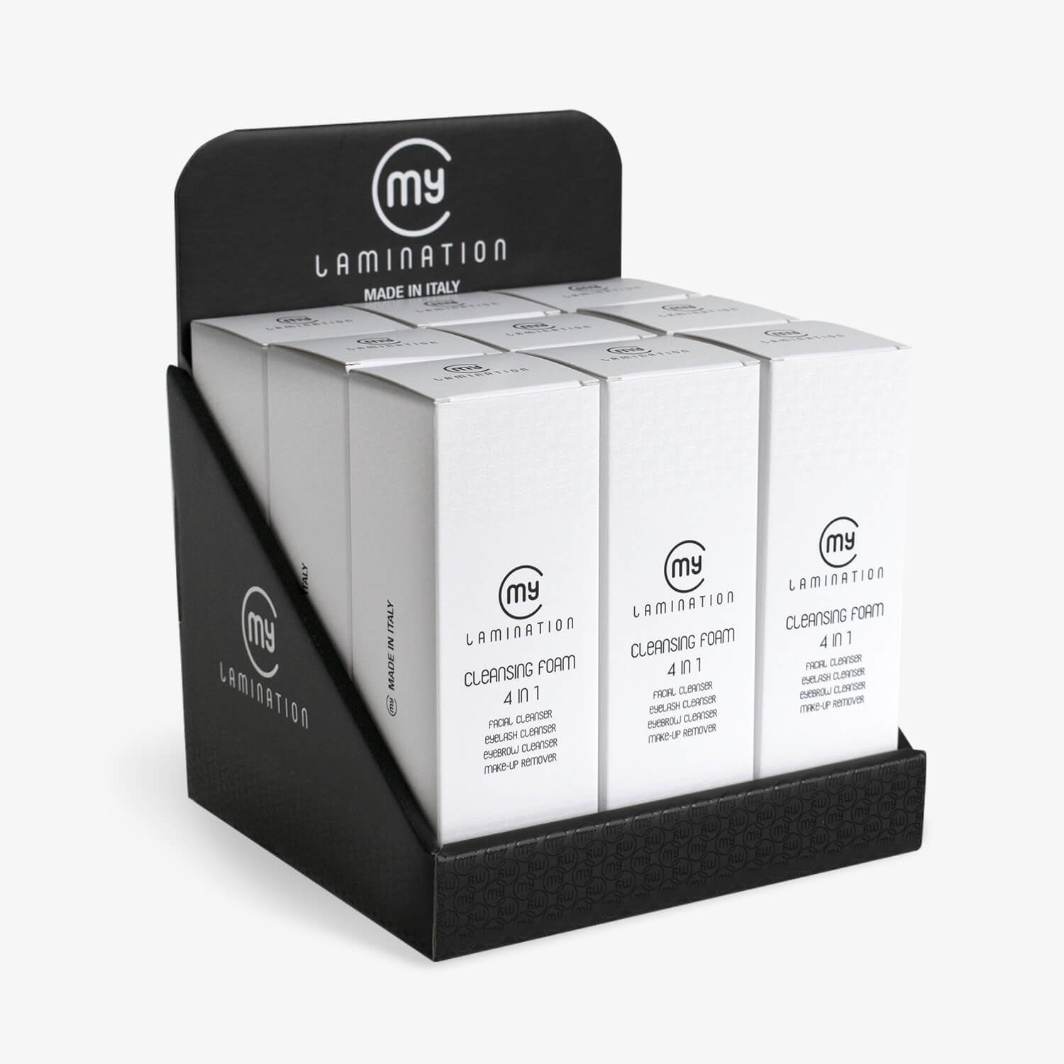 Espositore di 6 Cleansing Foam da 120ml di my lamination