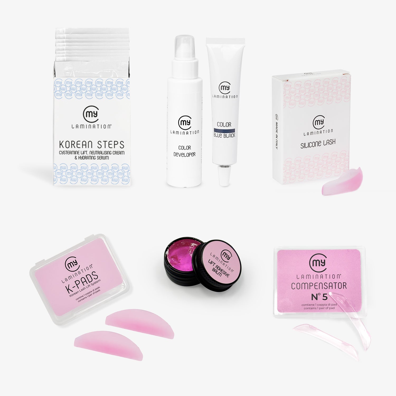 korean lash lifting kit essential my lamination