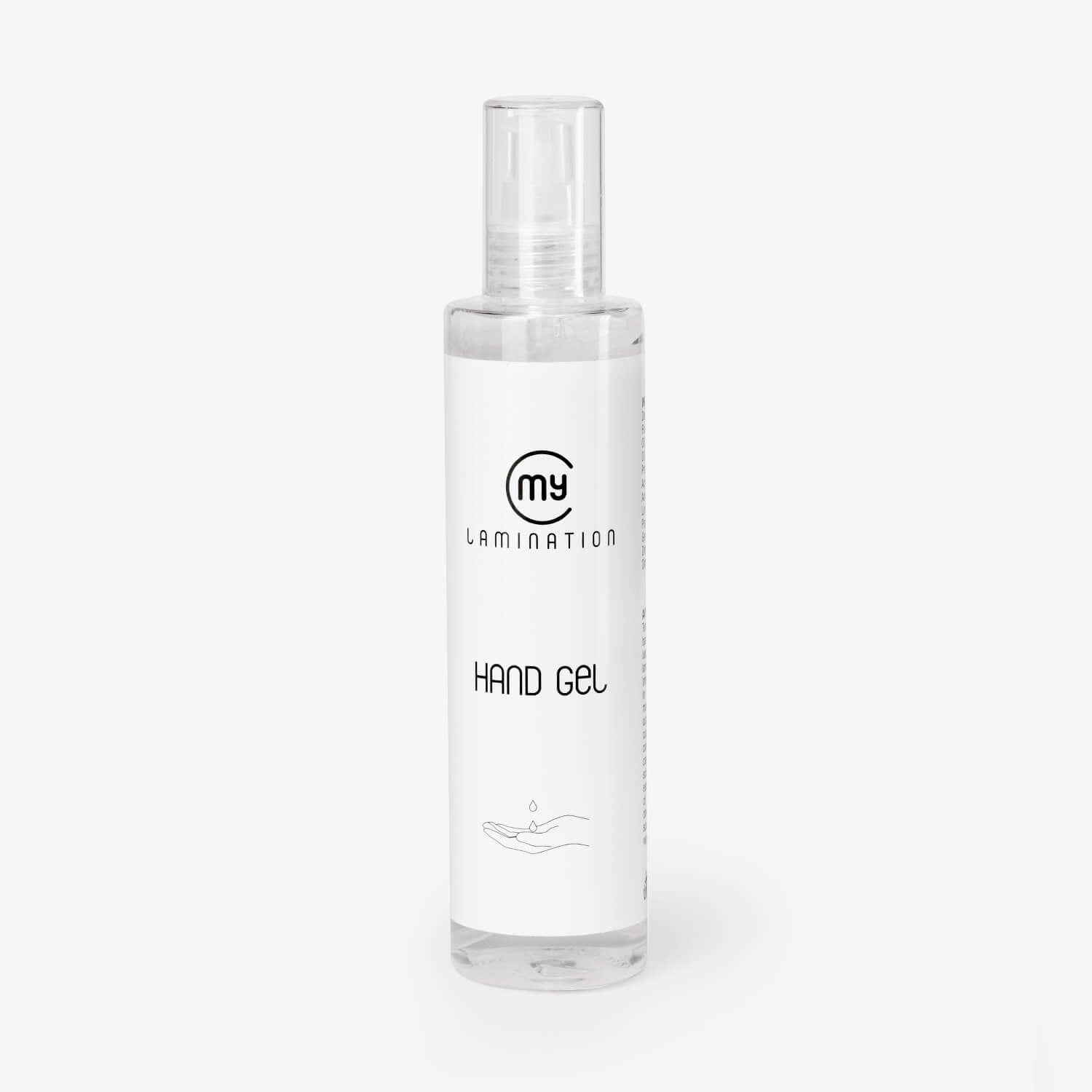 gel igienizzante mani da 250 ml di my lamination