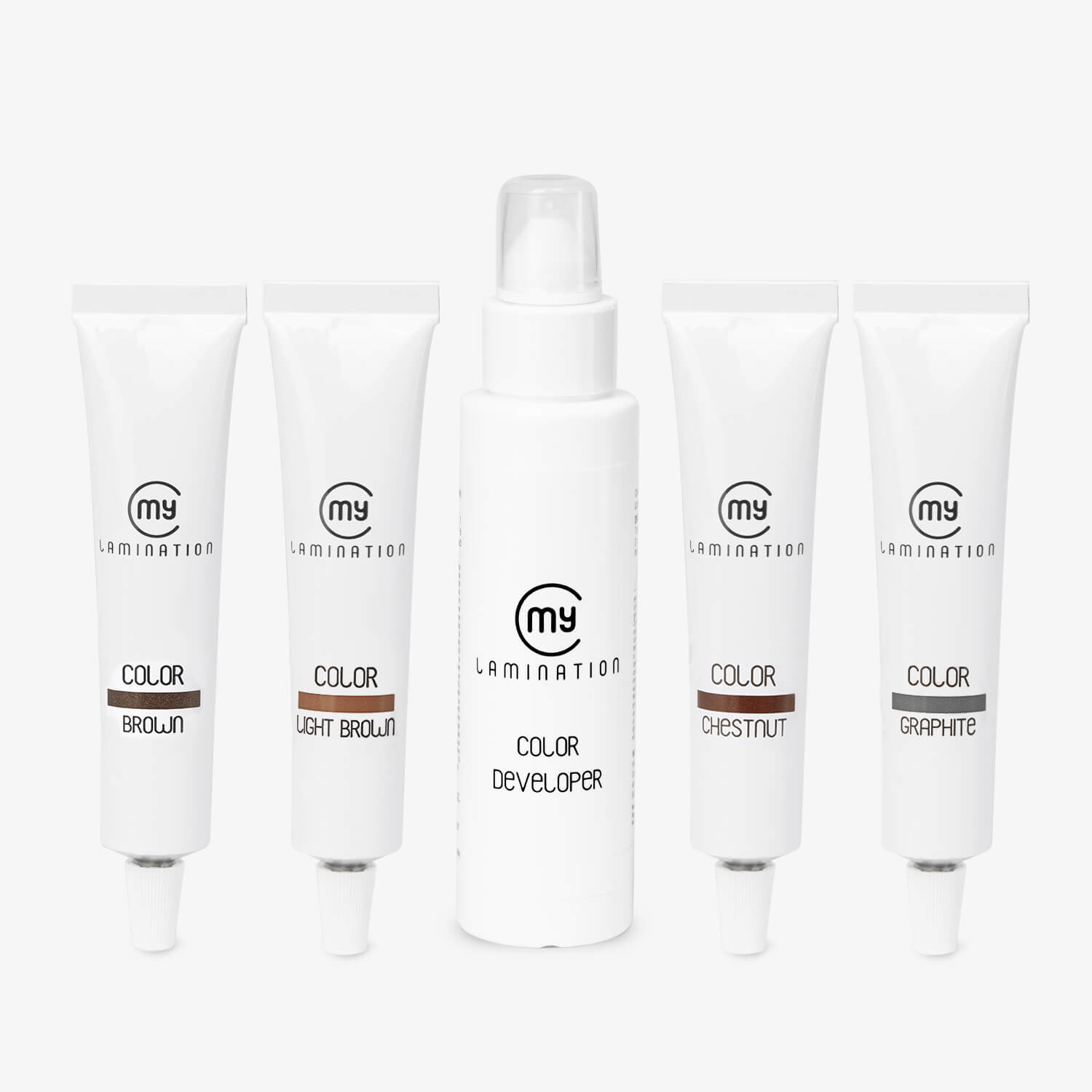 Kit 4 tinte ciglia e sopracciglia con attivatore colore di my lamination