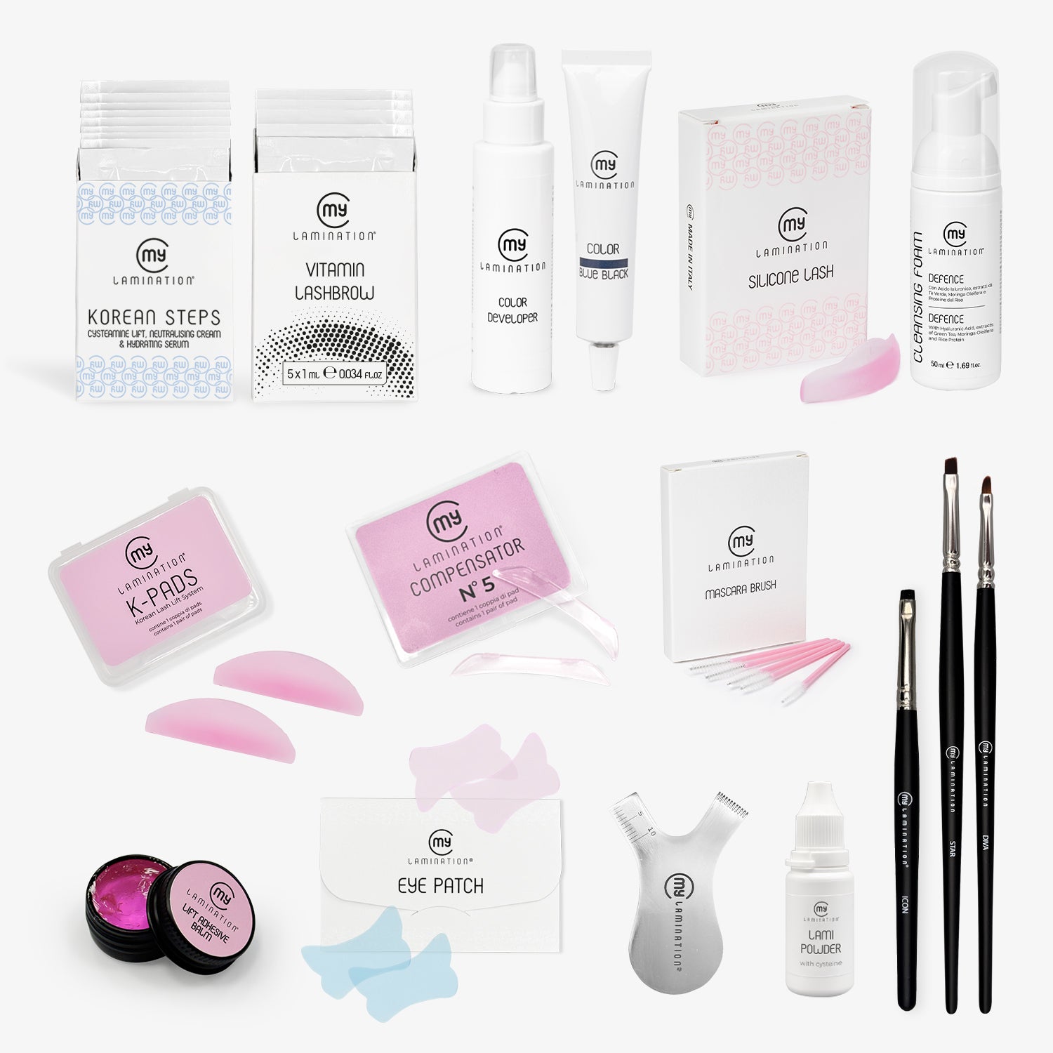 Korean lash lifting prestige kit