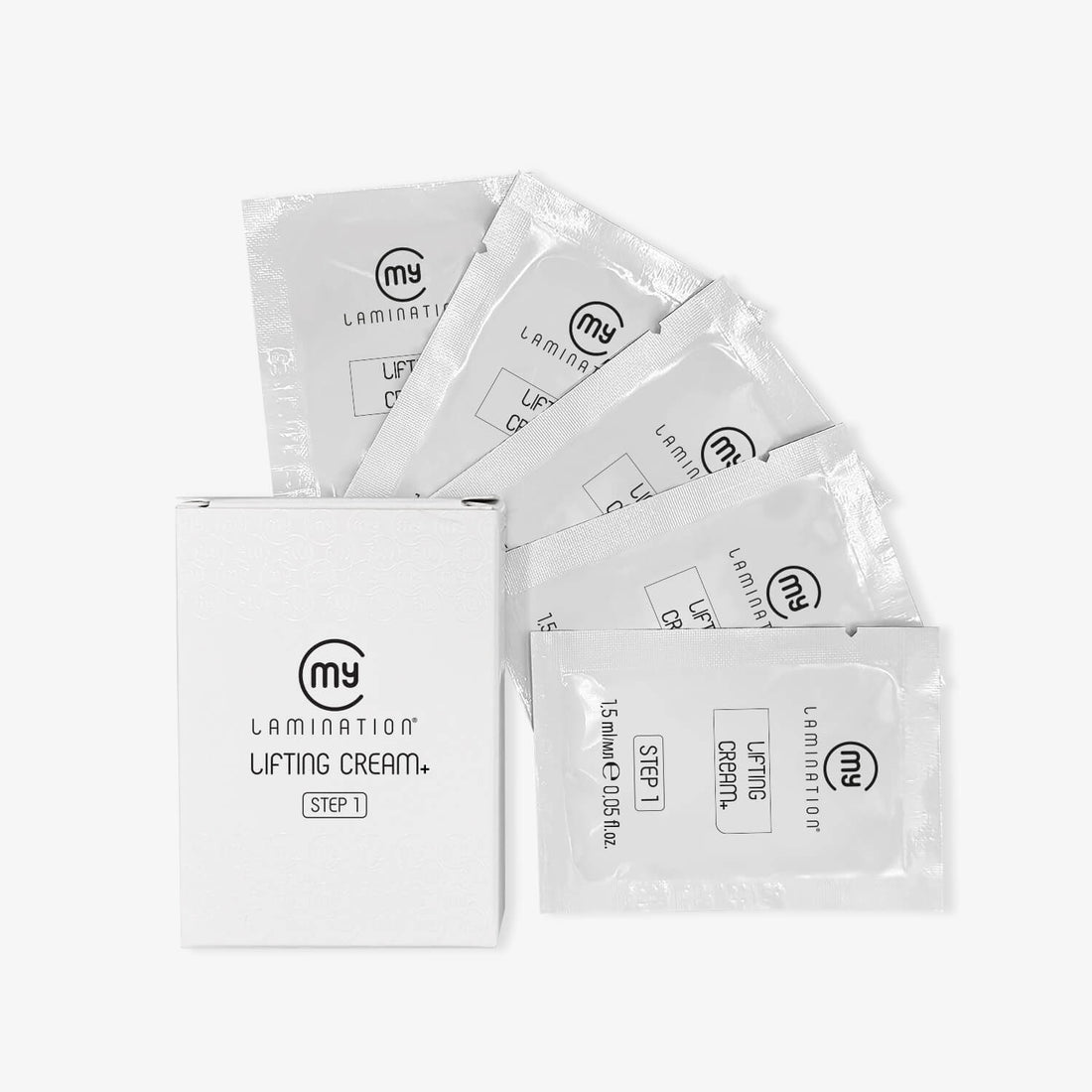 bustine di Lifting Cream + di my lamination per la fase uno della laminazione ciglia