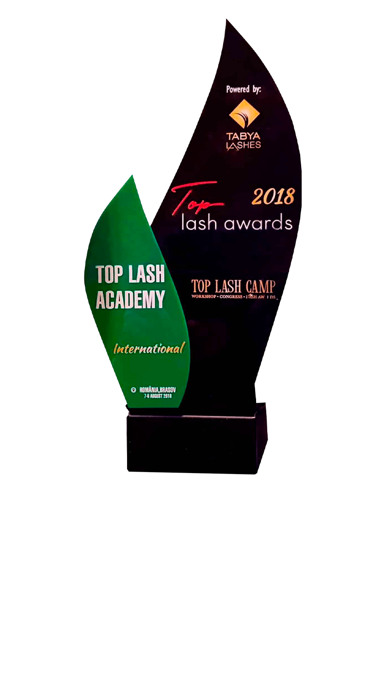 premio top lash academy 2018 romania