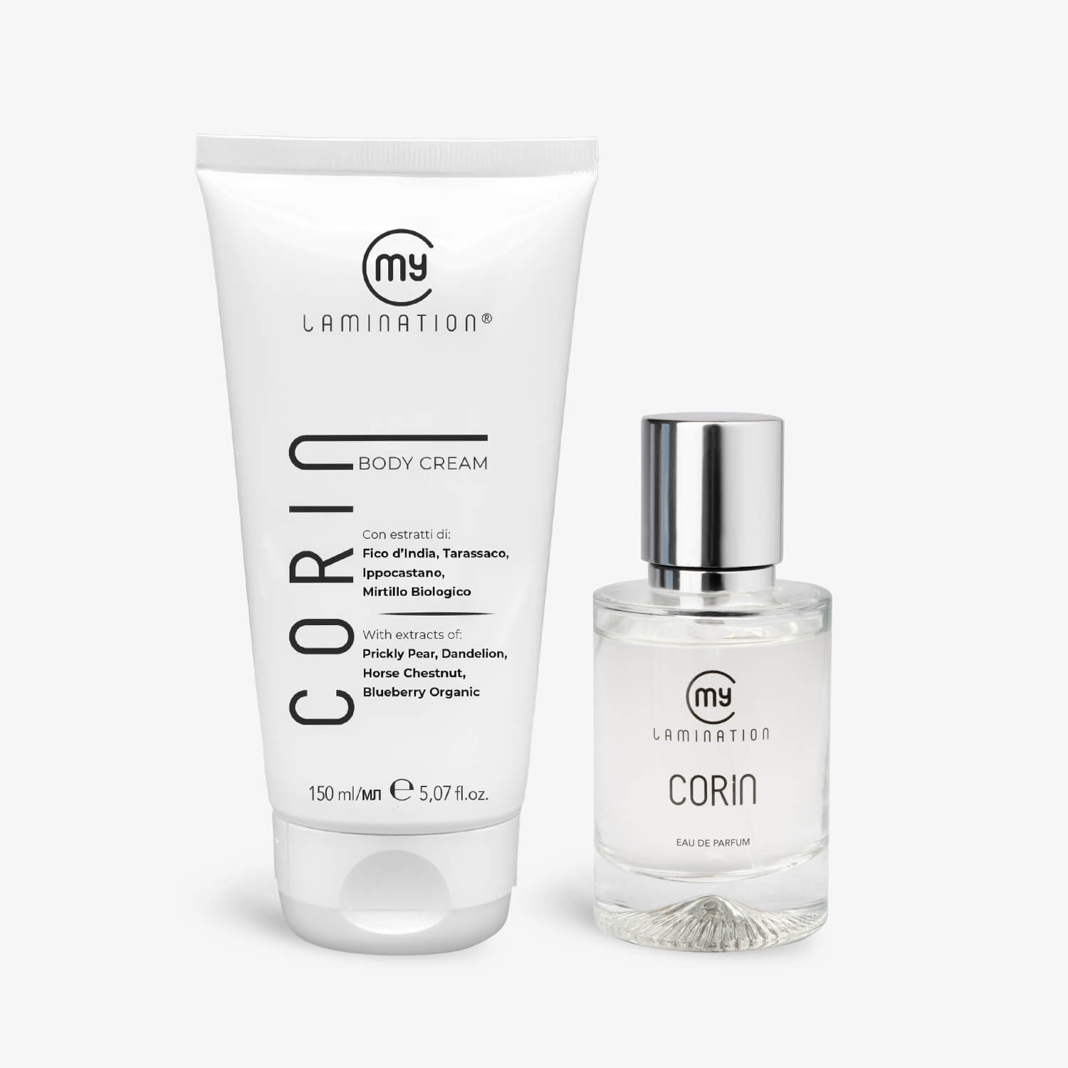 set Corin body cream and perfume My Lamination